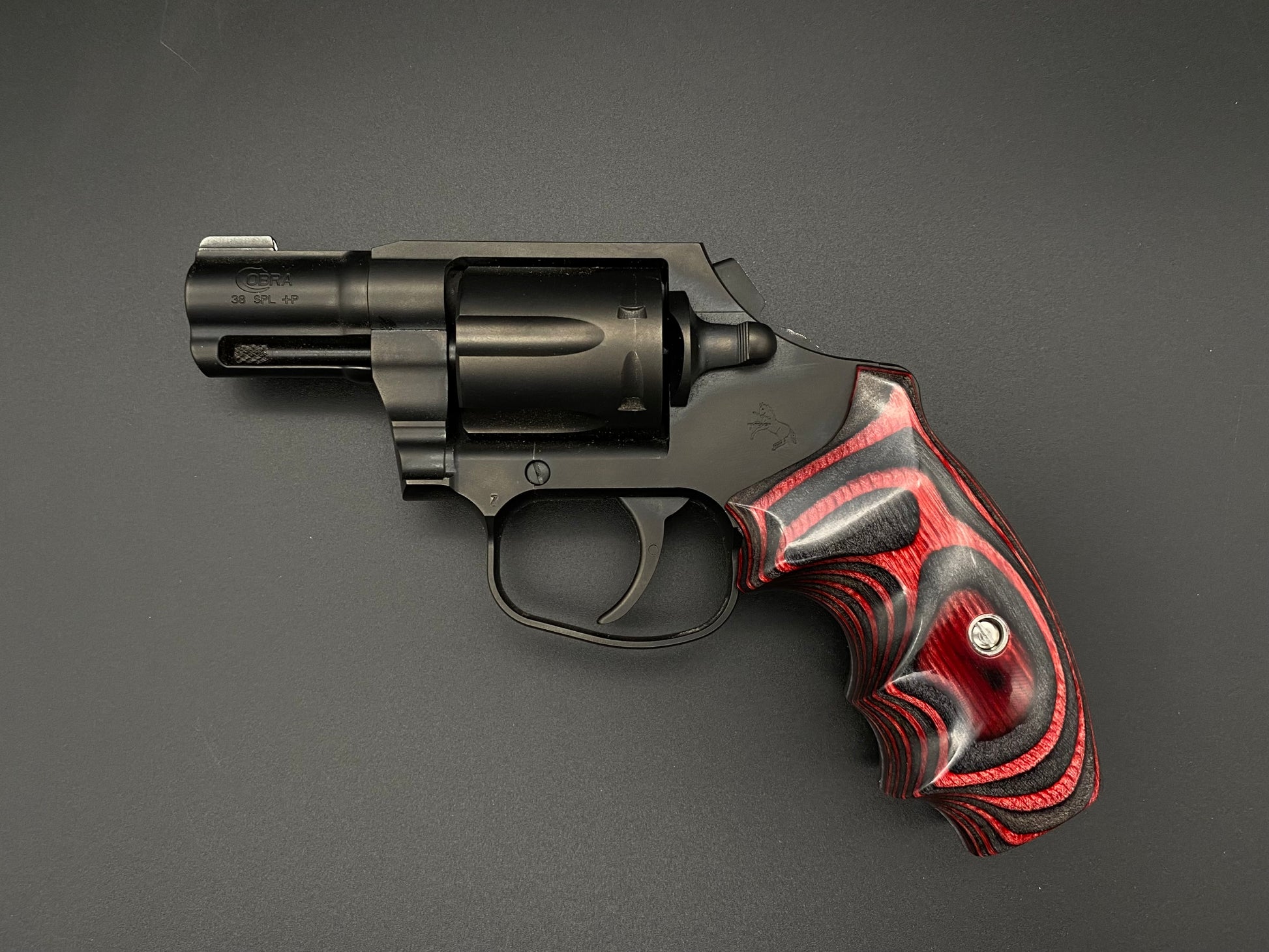 Colt Cobra with Badger Full Grip - Dymalux Black Cherry