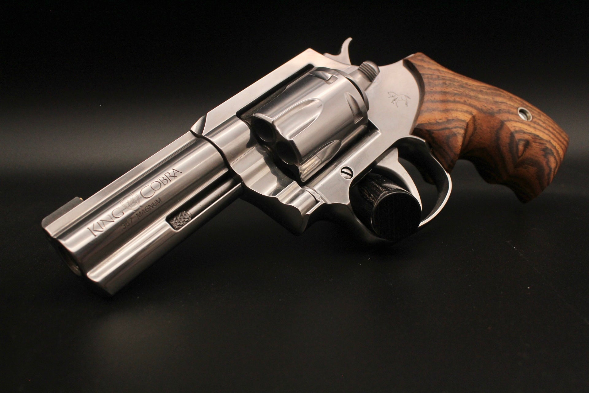 Colt King Cobra with Badger Boot Grip - Bocote