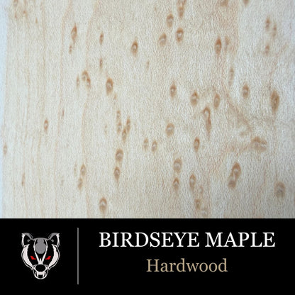 Birdseye Maple wood grain swatch for custom pistol grips