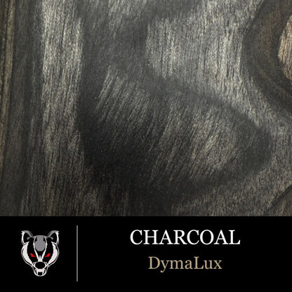 Dymalux Charcoal wood grain swatch for custom pistol grips